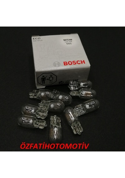T10 Dipsiz Ampül Bosch  W5W 12V 5W