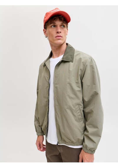 Jack & Jones Baxter Contrast Collar Erkek Yeşil Ceket 12289181-vtr