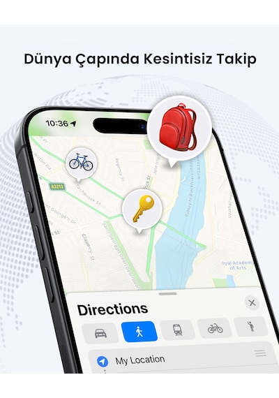 Ugreen Smart Finder Bluetooth Akıllı  Yalnızca Apple Uyumlu , 45297