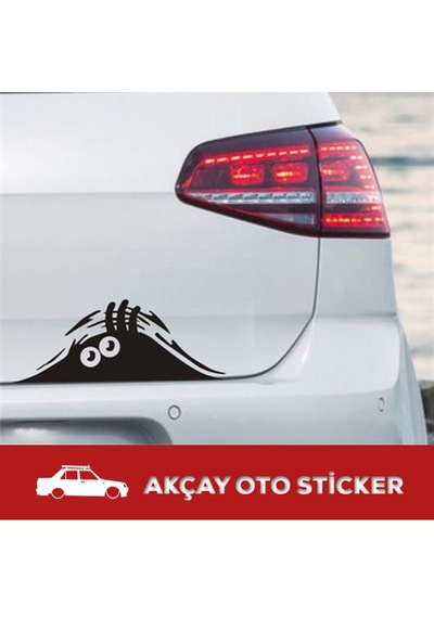 Bagajdan Bakan Adam Sticker Araba Sticker Oto Sticker