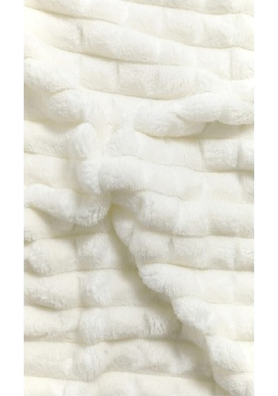 Merinos Modern Line 3 Parça Yatak Örtüsü - Ekru Beyaz