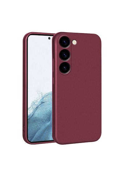 Zore Galaxy S23 Plus Uyumlu Nvth Premier Silikon Kılıf-mürdüm