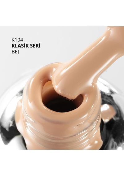 Kalıcı Oje K104, Bej, 10 Ml
