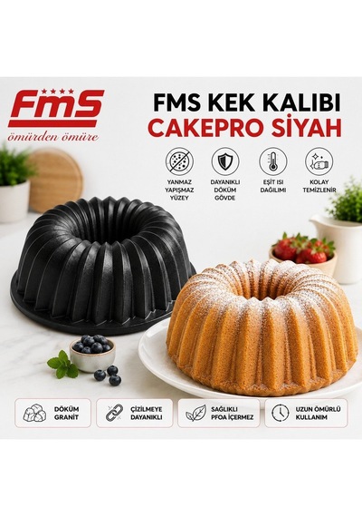 Fms Cakepro Kek Kalıbı 9036syh Siyah