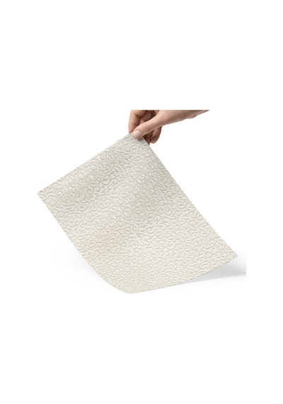 Brode Desenli Deri Krem 140Cm