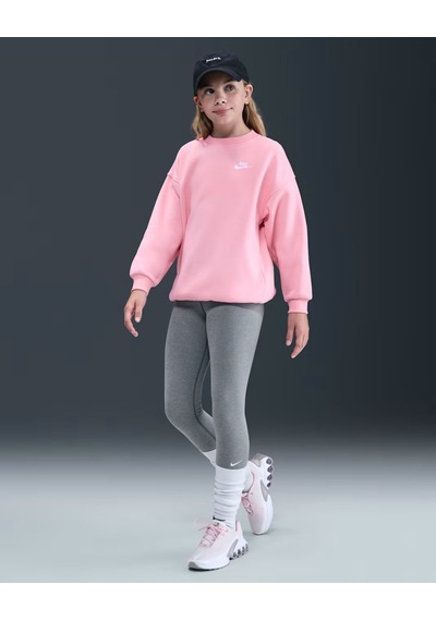 Nike Fd2923-690 Sportswear Club Fleece Büyük Çocuk Bol Kesimli Sweatshirt - Pembe