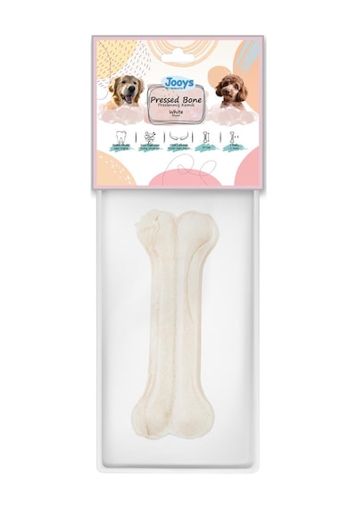 Jooys Beyaz Pres Kemik 27 Cm Tekli