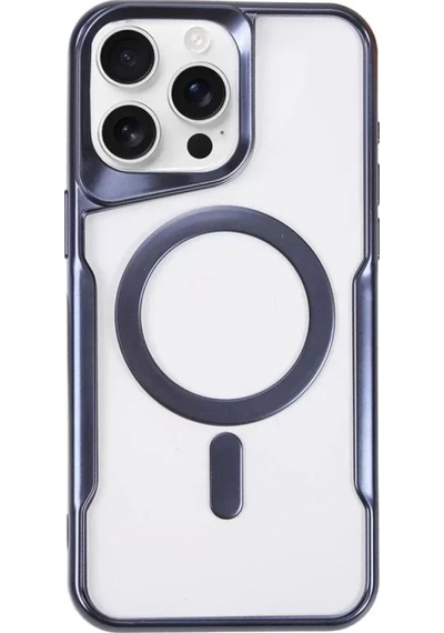 Newface  Apple  Uyumlu iPhone 14 Pro Max Kılıf Boyi Magsafe Silikon Kapak - Lacivert