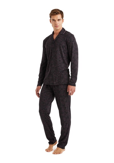 Blackspade Erkek Pijama Takımı 40589 - Desenli Çok Renkli