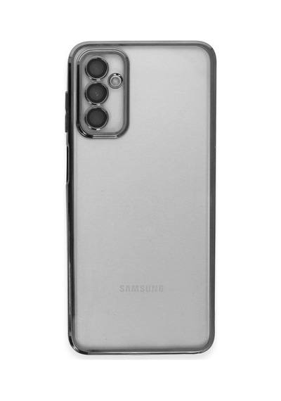 Samsung Galaxy M23 Uyumlu Kılıf Lensli Silikon - Siyah