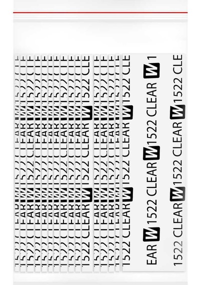 Walker Tape 1522 Clear Protez Saç Bandı Düz 1" X 3" 2,5cm X 7,5cm 36 Adet