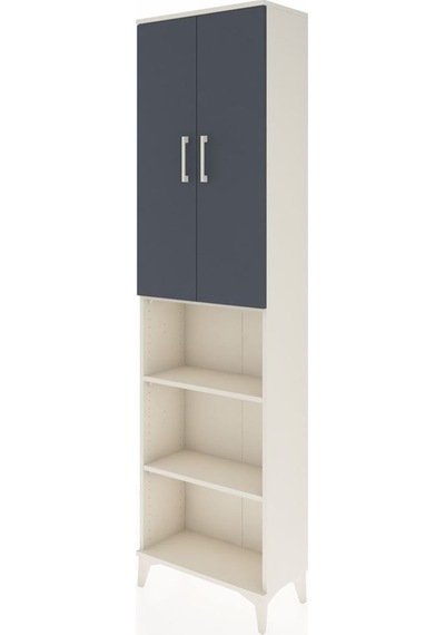 Arges Dolap 3 Raflı 2 Kapaklı Tek Askılı 60x30x221 Aytaşı-ant... Aytaşı