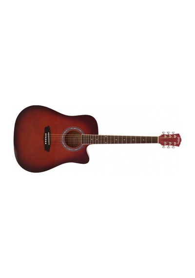 Washburn WA90C Red Burst Akustik Gitar