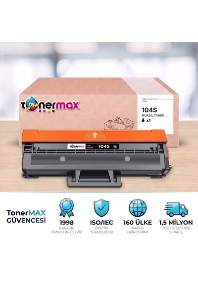 Samsung Scx-3200 Uyumlu  Toner Çipli Mlt-d104s 1.500 Sayfa