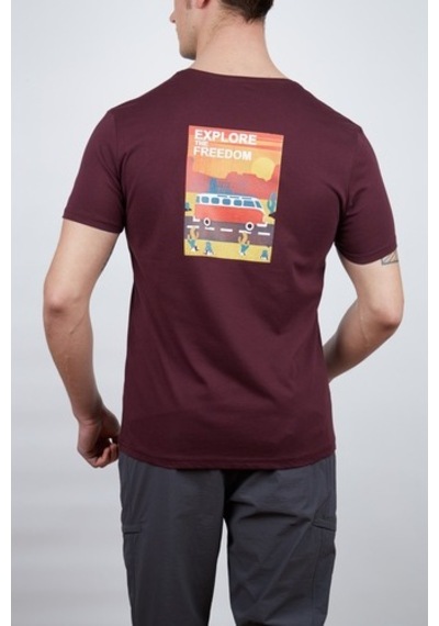 Alpinist Vassi Erkek T-Shirt Vişne (543375627)