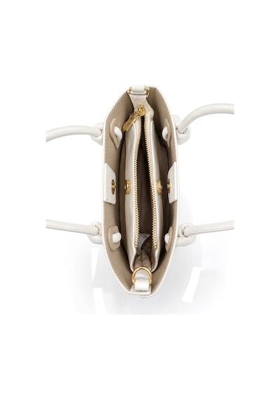 Just Polo Elite İthal Kadın Beyaz Mini El Ve Omuz Çantası Gold Detaylı Ebatlar Eni 21 Cm Boyu 14 Cm