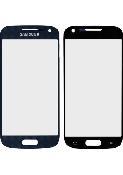 Samsung Uyumlu Galaxy S4 Mini I9190 Ön Cam Dokunmatik Lensi - Mavi (535430463)