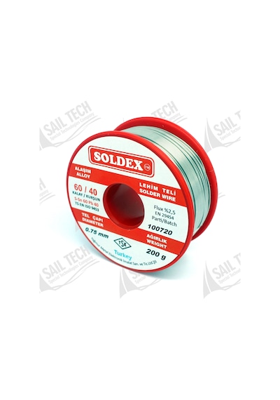 Soldex Lehim Teli 0.75Mm 200Gr Sn60 Pb40