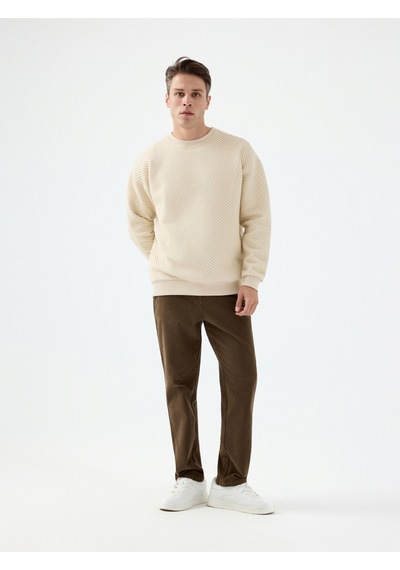 Erkek Sweat Lf2038599 Lıght Beıge