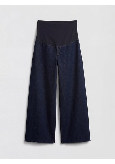 Lc Waikiki İndigo Karın Panelli Wideleg Hamile Jean Pantolon Indigo