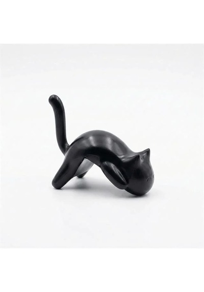 Sunup Sn-29184 Kedi Figürlü Yapışkanlı Köşe Askılık