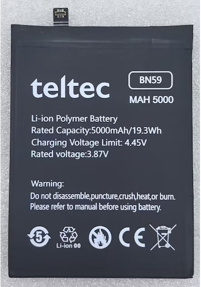 Xiaomi Redmi Note 10s Uyumlu Bn59 Li - Ion 5000 Mah 1 Yıl Pil Batarya