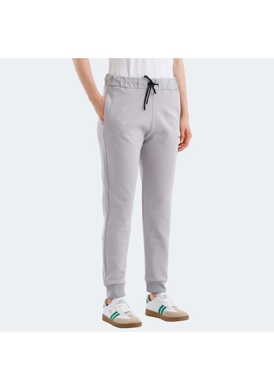 Slazenger VETERAN Kadın Cepli Gri Eşofman Altı