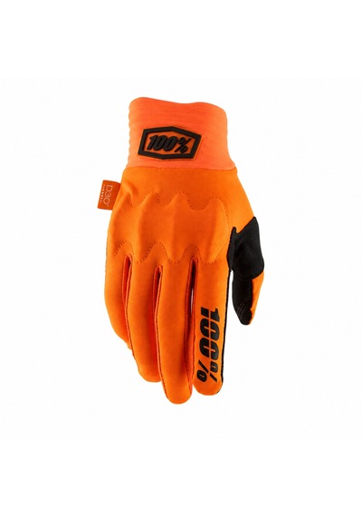Aegıs 100% Gloves Black Yazlik Motosiklet Turuncu Eldiven Siyah - Turuncu