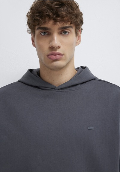 Mavi - Kapüşonlu Antrasit Sweatshirt 0s10416-80955 Antrasit