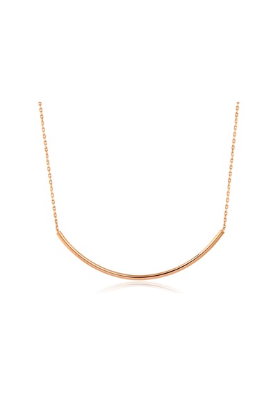 Kuyumcudukkani Zincirli"8cm Çubuklu"figürlü Kolye-37084-r Rose Gold