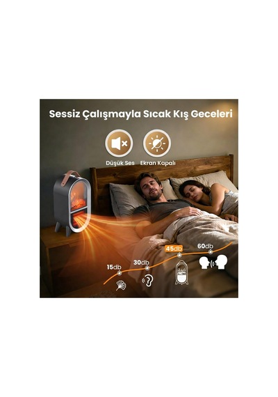 Ct-6055 Uludağ Taşınabilir Şömine