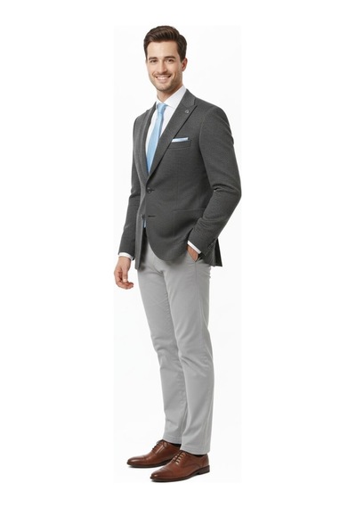 Presto Erkek Slim 6 Drop Örme Torba Cep Ceket Siyah 1639-0011 Siyah
