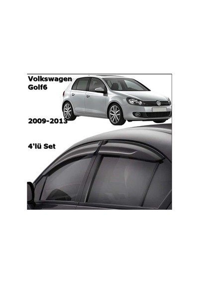 Vw Golf 6 Cam Rüzgarlığı - Kutulu Gönderim - Lazer Kesim
