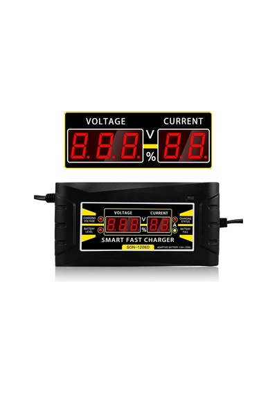 Son-1206d 12 Volt 6 Amper Dijital Göstergeli Akıllı Akü Şarj Cihazı