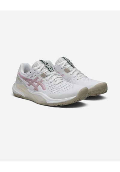Asics Gel-challenger 15 Padel Kadın White/flash Coral Tenis Ayakkabısı 1042a296-102 Krem