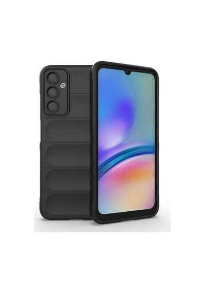 Lexroo Samsung Galaxy Uyumlu A05s Esnek Tpu Oyuklu Arka Yüzey Tasarımlı Etnik Silikon İnce Kılıf - Siyah