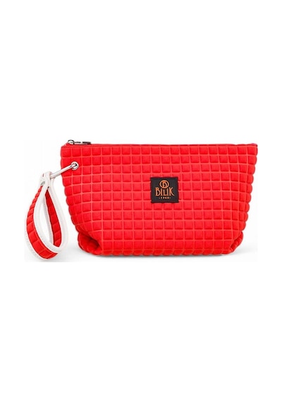 Bilik Deri Scuba Kiremit Kadın Portföy & Clutch Çanta Yeliz Kiremit