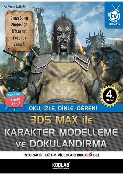 3d Studıo Max İle Karakter Modelleme Renkli