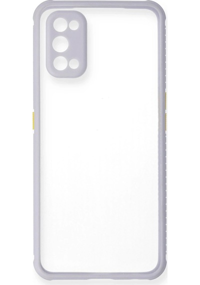 Newface Realme 7 Pro Kılıf Miami Şeffaf Silikon Semeglbl - 16 - Lila