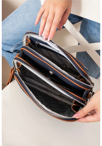 Just Polo Kadın Yeni Sezon Omuz Çantası 232053mh Lacivert Taba