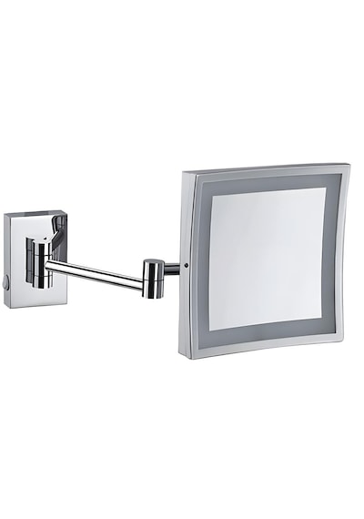 Işıklı Makyaj Aynası Ys-8800 Kare Tabanlı Krom