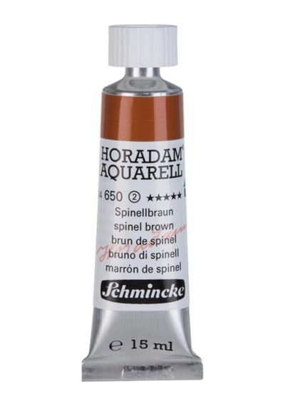 Schmincke : Horadam Aquarell Artist Sulu Boya : 15 Ml Tüp : Seri 2 650 Spinel Brown