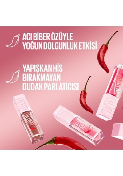 001 Blush Renkli Dudak Parlatıcısı, Parlak Etki