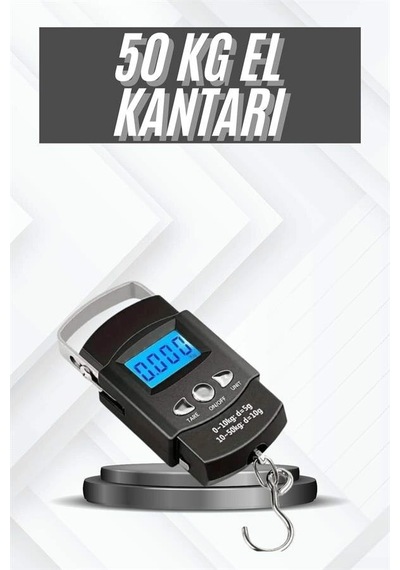 Profesyonel El Terazisi El Kantarı 50 Kg Dijital Göstergeli Tartı Diğer 36376581