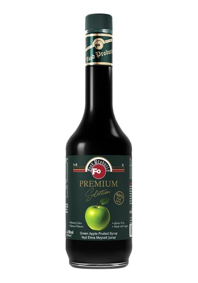Fo Yeşil Elma Meyveli Şurup Premium 700 Ml Diğer