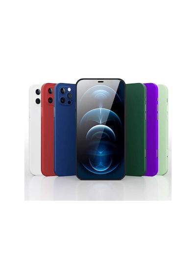 Apple Uyumlu iPhone 13 Kılıf 360 Lüx Tam Koruma Led