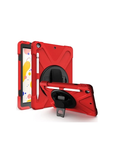Mey İthalat Apple iPad Air 3 10.5 Kılıf Amazing Tablet Kapak - Kırmızı Tablet Kılıfı