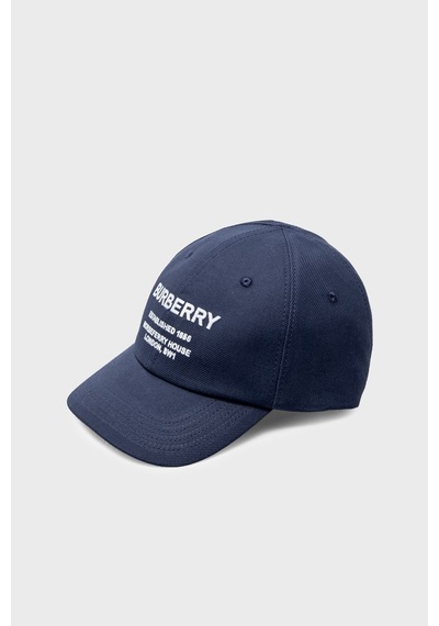 Burberry Çocuk Şapka 8049541 Mıdnıght Navy/chk Lacivert Lacivert