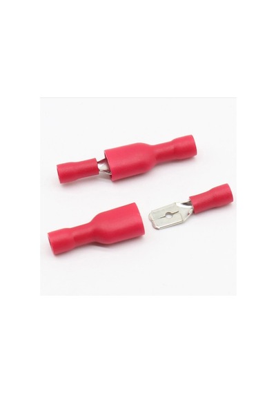 200 Adet Maasco Tam Izoleli Dışı Faston + Erkek 0.5-1.5 Mm2