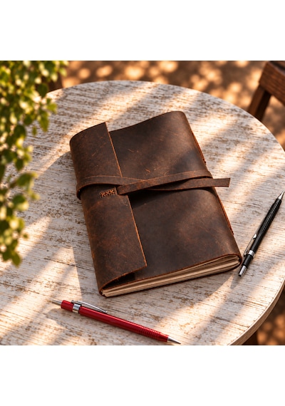 El Yapımı Hakiki Deri Defter Kişiye Özel Vintage Seyahat Günlük Not Defteri Kahverengi - Taba El Yapımı Hakiki Deri Defter Kişiye Özel Vintage Seyahat Günlük Not Defteri Kahverengi - Taba
